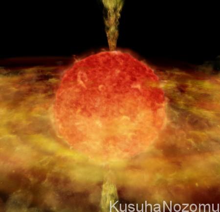 赤色超巨星のイメージ